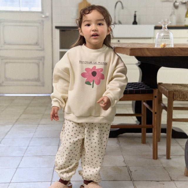 KIDS FLORAL TWO-PIECE SET