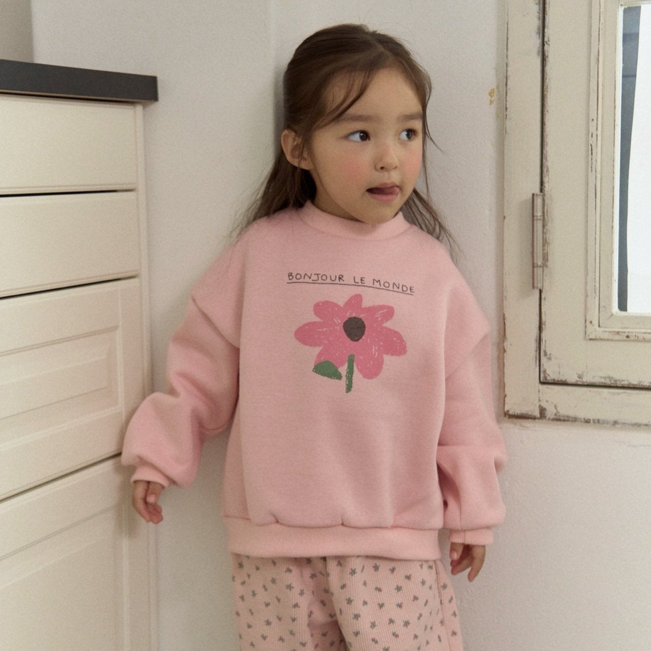KIDS FLORAL TWO-PIECE SET