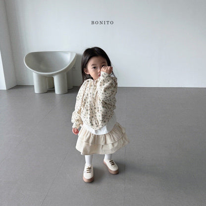 Kids Waffle Hoodie Zip-Up