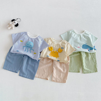 KIDS SEA ANIMAL DAILY T-SHIRT
