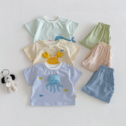 KIDS SEA ANIMAL DAILY T-SHIRT
