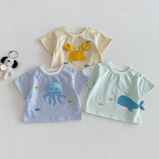KIDS SEA ANIMAL DAILY T-SHIRT