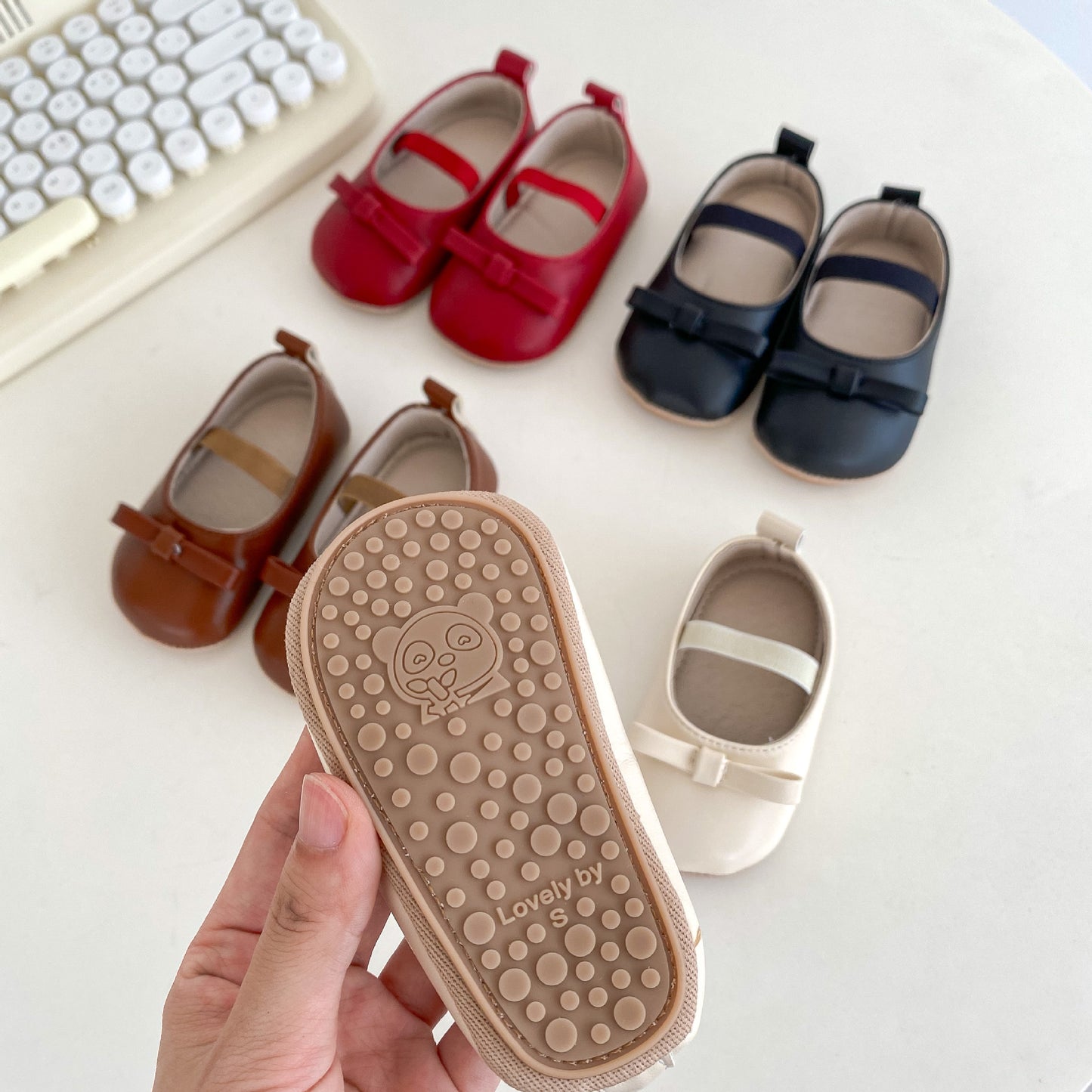 BABY GIRL LEATHER MARY JANE (2 COLORS)